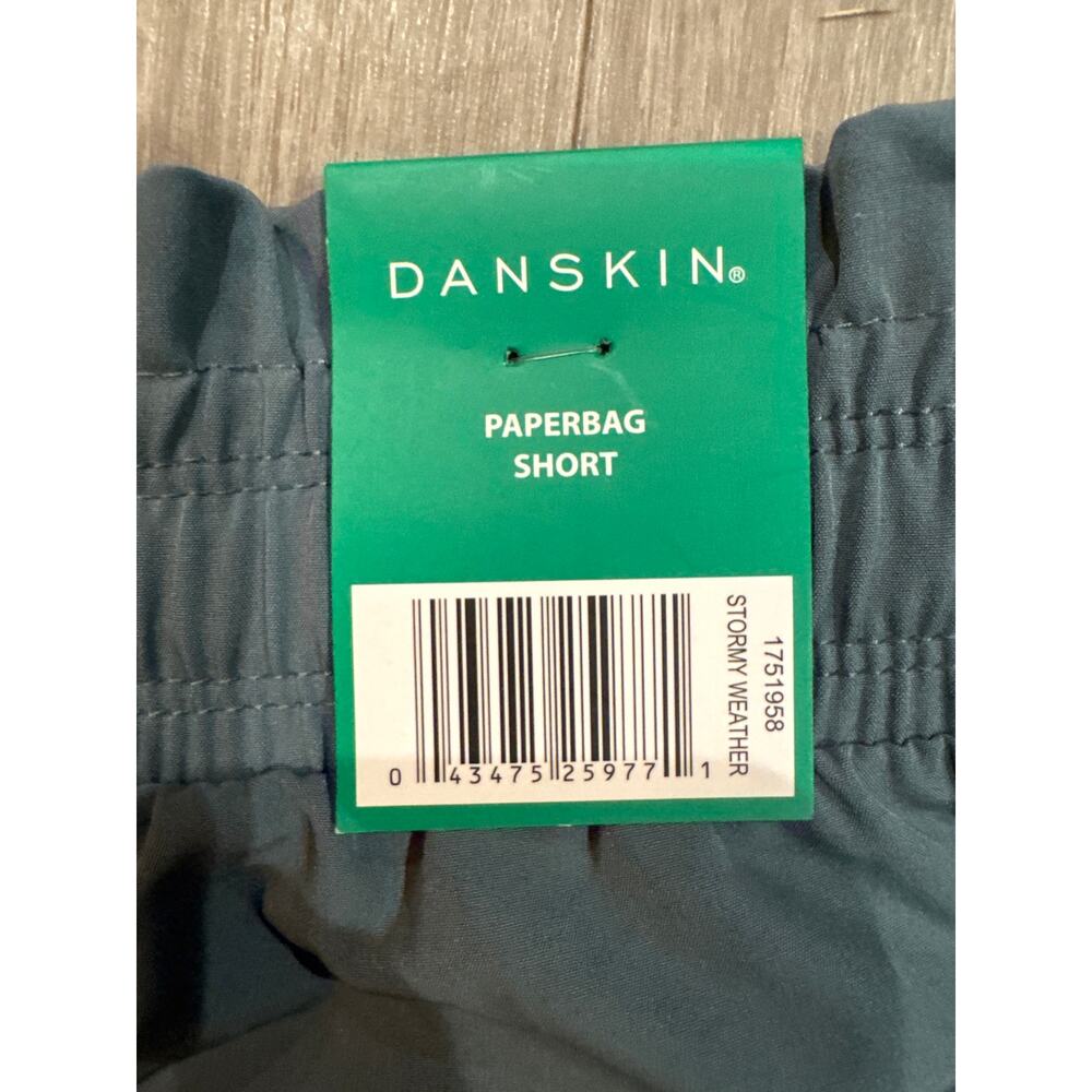 Danskin Paper Bag Shorts Pink & Green Women's Size XL - Picture 3 of 16